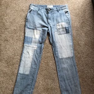 CURRENT/ELLIOT Striped Pants